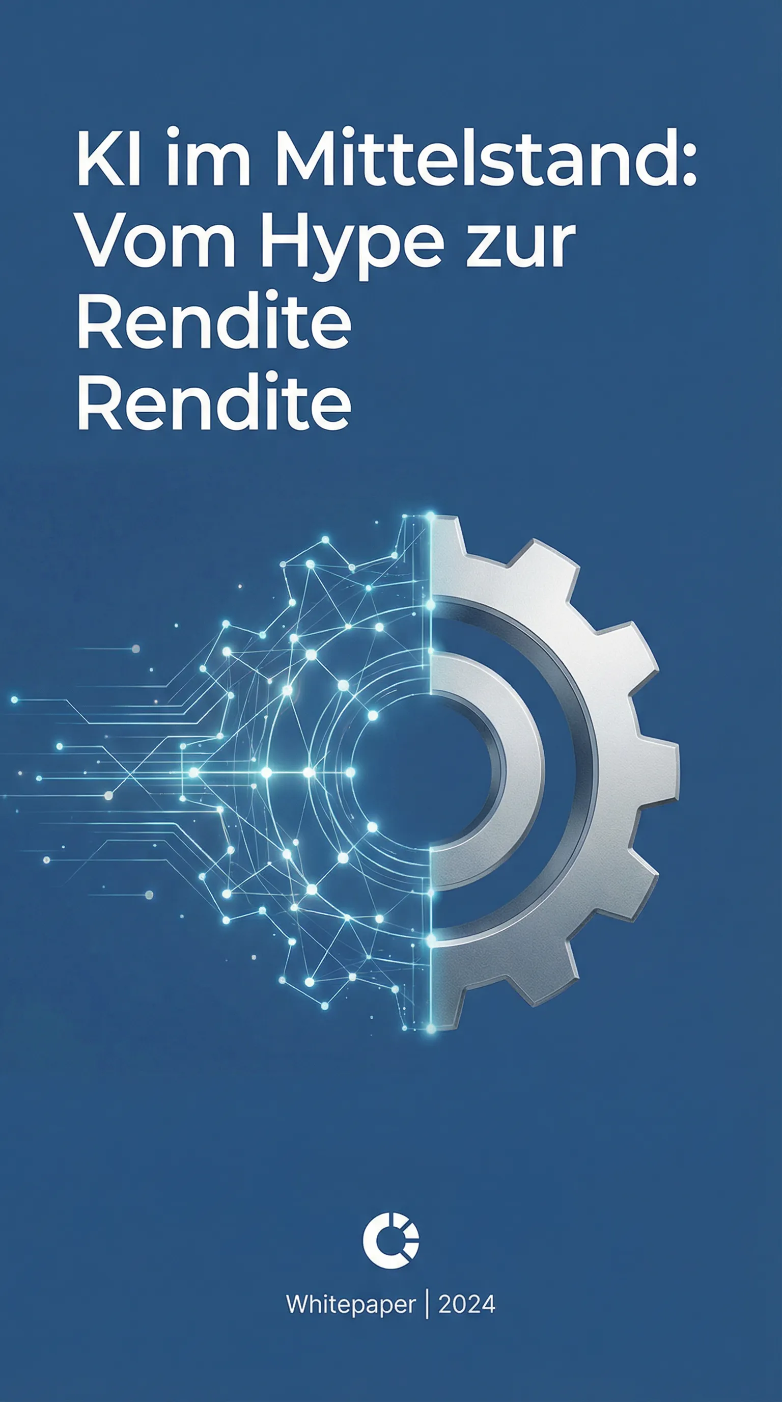 Whitepaper Cover: KI im Mittelstand